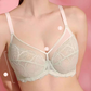 💞50K+ SOLD!👙HSIA Enchante Floral Lace Plus Size Underwire Unlined Unpadded Minimizer Full Coverage Bra Women's Wear Comfortable Breathable Mesh Cup