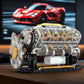 🎉Siste dagssalg: 50 % RABATT🔥- Byggeklosser OHV V8 småblokk motormodellsett