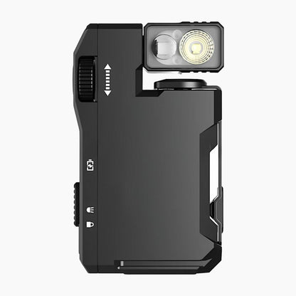 Bærbar minilommelykt med roterbart hode