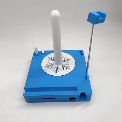 Bærbar garnsnelle organiseringsboks