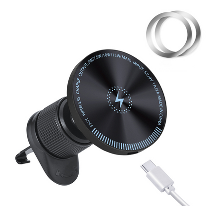 Μαγνητική ασύρματη βάση φορτιστή αυτοκινήτου RGB