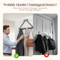 Drill-Free Over-the-Door 6-Hook Rack