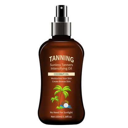 🏖️Summer Hot Sale - ONLY ￡12.99!!⚡50K+ SOLD!🌞Sunless Tanning Oil with Coconut Oil