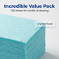 120 Water-Soluble Cleaning Sheets for Floors