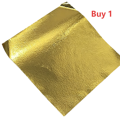 500 Sheets Imitation Gold Leaf for Furniture & Art Projects