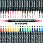 Dual-Tip Acrylic Paint Pens for Nail Art