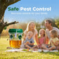 🐝☀️ Solar-powered wasp trap for patios and gardens 🔋🌿 – effective, rechargeable and weatherproof – chemical-free, covers up to 500 m² !