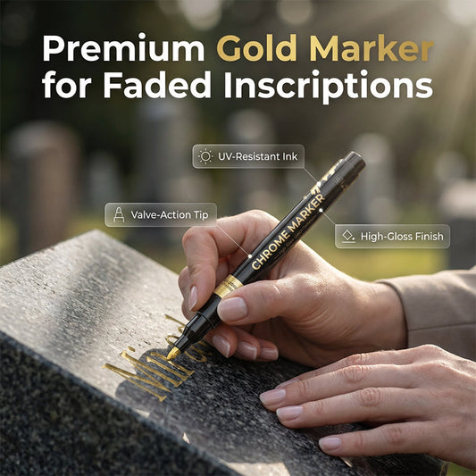 Tombstone Marker Pen for Restoring Grave Inscriptions