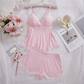 🥳2026 HOT SALE🥳💞50K+ SOLD!🛋️💗 50% OFF! V-Neck Lace Sleepwear – Buttery‑soft fabric, flattering fit. 🌙💤