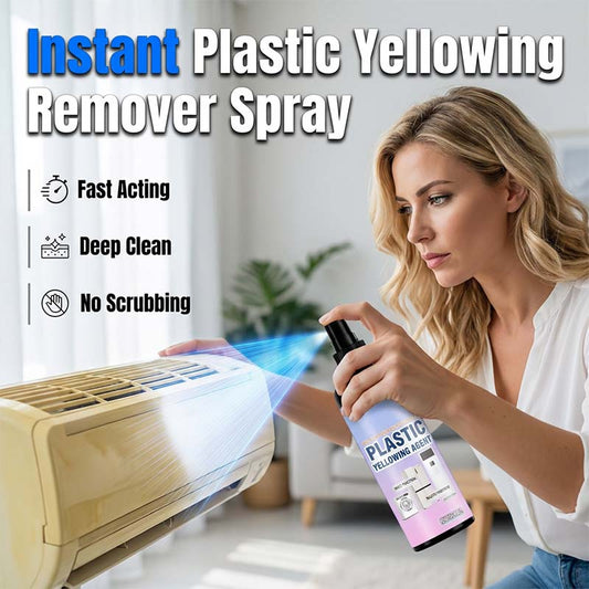 🧴 Multi‑Purpose Plastic Yellowing Remover Spray – From Yellowed to Bright White in Seconds! ✨