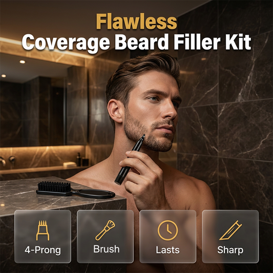 Men's Beard Filler Pen & Brush Kit
