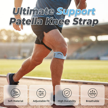 🔥 Limited-Time 50% OFF 🦵 Hestiy Breathable Shock-Absorbing Patella Brace – 8mm V-Shaped Support, Adjustable Fit & Cool Comfort ⚡