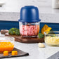 Cordless Multifunctional Mini Electric Food Processor, Wireless Portable Kitchen Chopper for Minced Meat, Garlic & Baby Puree, Fast Food Prep Kitchen Helper