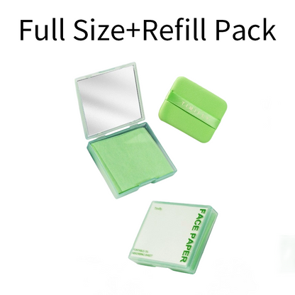 🥳2026 HOT SALE🥳💞50K+ SOLD!🌸✨ 50% OFF! 3‑in‑1 Oil‑Absorbing Paper – Blot, powder & mirror in one. Instant matte finish, no mess. Pocket‑sized summer essential! 💄💨