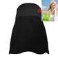 Cool-to-the-touch, reflective sun-protective neck-covering sun hat
