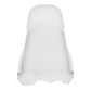 Cool-to-the-touch, reflective sun-protective neck-covering sun hat