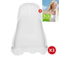 Cool-to-the-touch, reflective sun-protective neck-covering sun hat