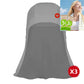 Cool-to-the-touch, reflective sun-protective neck-covering sun hat