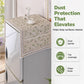 💖LAST DAY SALE!!💖✨Cotton Linen Refrigerator Dust Cover with Pockets
