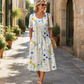 🔥Hot Sale 50% OFF🔥Hide the Tummy Flatteringly! Floral Print Dress – Breeze Through Summer 🌸