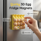 Magnetic Egg Carton Fridge Decor