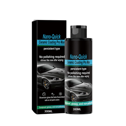🚗 50% OFF !!! ⏰ Showroom Shine That Lasts – Nano Ceramic Spray with Hydrophobic Protection