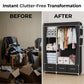 Portable Wardrobe with 3 Drawers