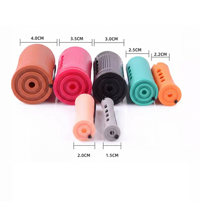 Hair Perm Rods with Lid for Root Volumizing and Styling