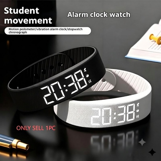 SmartSense Fitness Band | Pedometer, Calorie Tracker, Vibration Alarm — 27,000+ Sold