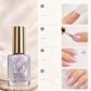 💜💅Last Day-Buy 3 Get 5 Free：Only 3.99 per bottle!!!✨Lilac Glossy Mirror Nail Strengthener
