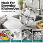 📢📢50% OFF !! ⏰4‑Compartment Prep Plate for Kitchen Organization