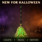 🧙 LIMITED TIME 50% OFF NOW! Animated Witch Broom Halloween Decoration – Walking Feet Movement, Spooky Sound & Glowing Green LED Lights – Perfect for Yard & Party ✨