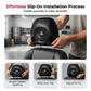 Hooded Figure Car Headrest Cover