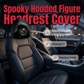 Hooded Figure Car Headrest Cover