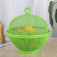 🍎 LIMITED‑TIME 56% OFF! 🧺 Fruit Basket with Lid – Breathable, Drainable, Insect Proof 🍇