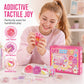 🎨50% OFF NOW! DIY Creative Squishy Kit – All-in-one Make Your Own Squishy Toy Set, Sensory Stress Relief Craft Kit with Cat Paw & Beverage Molds, Ideal Gift for Girls Ages 6+