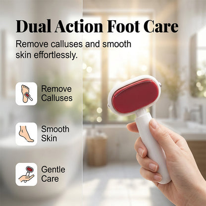 Double-Sided Foot Scraper For Callus Removal - 🎁 With Free Replacement Head