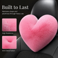 Heart Shaped Plush Car Headrest & Lumbar Support Pillow