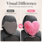 Heart Shaped Plush Car Headrest & Lumbar Support Pillow