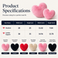 Heart Shaped Plush Car Headrest & Lumbar Support Pillow