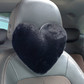 Heart Shaped Plush Car Headrest & Lumbar Support Pillow