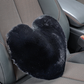 Heart Shaped Plush Car Headrest & Lumbar Support Pillow