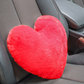 Heart Shaped Plush Car Headrest & Lumbar Support Pillow