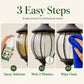 Outdoor Lantern Yellowing Cleaner