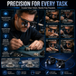 Binocular Magnifier Glasses with Light