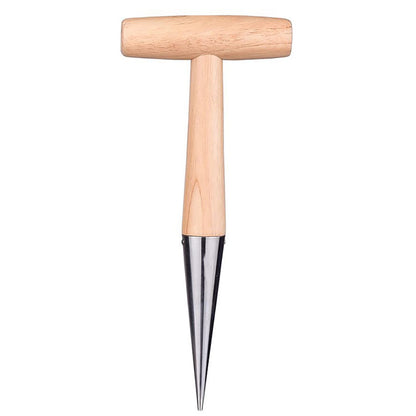 Garden Dibber Bulb Planter with Wooden Handle