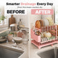 Space-Saving Kitchen Dish Drying Rack