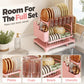 Space-Saving Kitchen Dish Drying Rack