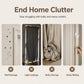 Drill-Free Folding Door Curtain with Adhesive Slide Track