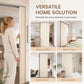 Drill-Free Folding Door Curtain with Adhesive Slide Track